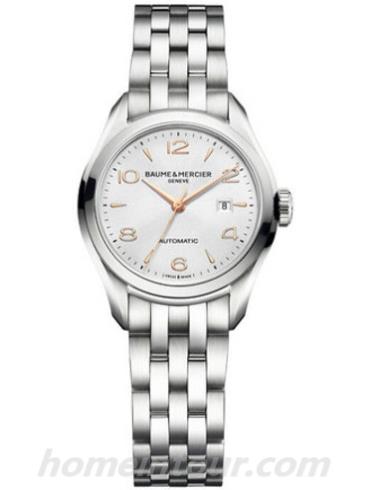 名士M0A10150女表克里顿Clifton系列-银色表带/表径30mm