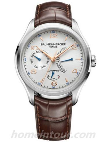 名士MOA10149男表克里顿Clifton系列-棕色表带/表径43mm