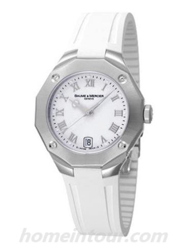 名士08702男表William Baume系列-白色表带/表径38mm