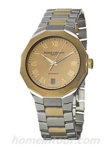 名士08760男表利维拉系列-间金色表带/表径38mm