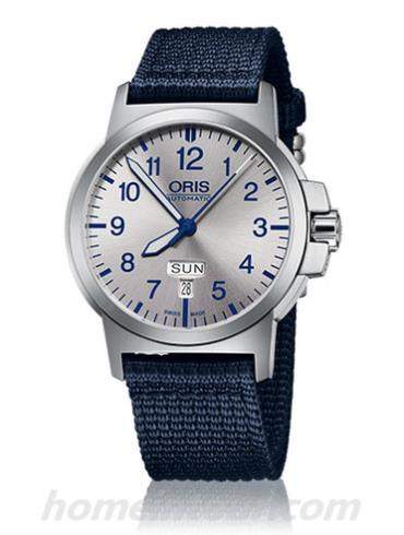 豪利时01_735_7641_4161-07_5_22_26男表航空系列-蓝色表带/表径42mm