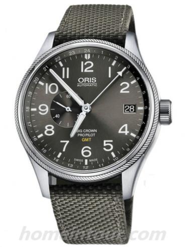 豪利时01_748_7710_4063-07_5_22_17FC男表航空系列-灰色表带/表径45mm