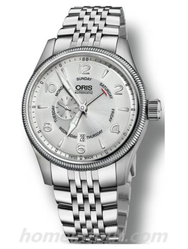 豪利时01_745_7688_4061-07_8_22_30男表航空系列-银色表带/表径44mm