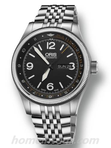 豪利时01_735_7728_4084-Set_MB男表航空系列-银色表带/表径45mm