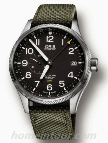 豪利时01_748_7710_4164-07_5_22_14FC男表航空系列-橄榄绿表带/表径45mm