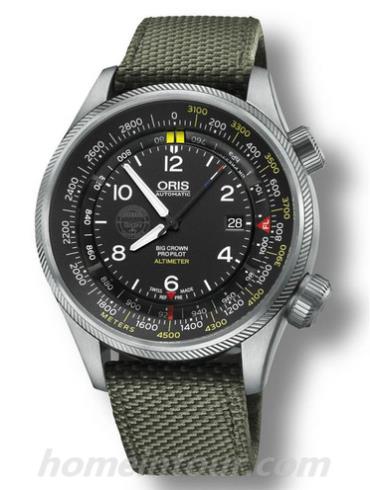 豪利时01_733_7705_4184-Set_5_23_14FC男表航空系列-军绿色表带/表径47mm