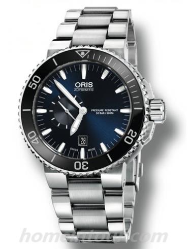 豪利时01_743_7673_4135-07_4_26_34EB男表潜水系列-黑色表带/表径46mm