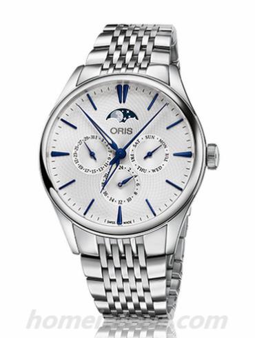 豪利时01_781_7729_4051-07_8_21_79男表文化系列-银色表带/表径40.5mm