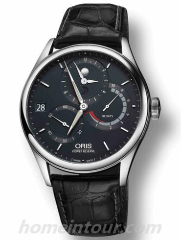 豪利时01_112_7726_4055_LS男表文化系列-黑色表带/表径43mm