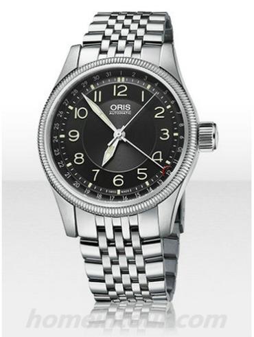 豪利时01_754_7679_4034-07_8_20_30男表航空系列-银色表带/表径40mm