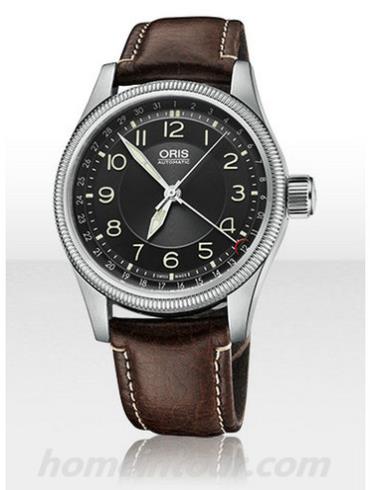 豪利时01_754_7679_4034-07_5_20_78FC男表航空系列-棕色表带/表径40mm