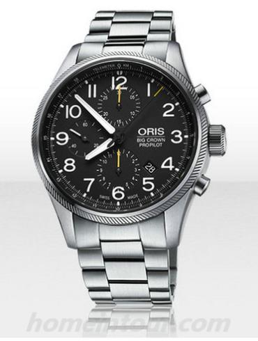 豪利时01_774_7699_4134-07_8_22_19男表航空系列-银色表带/表径44mm