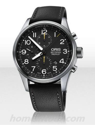 豪利时01_774_7699_4134-07_5_22_19FC男表航空系列-黑色表带/表径44mm