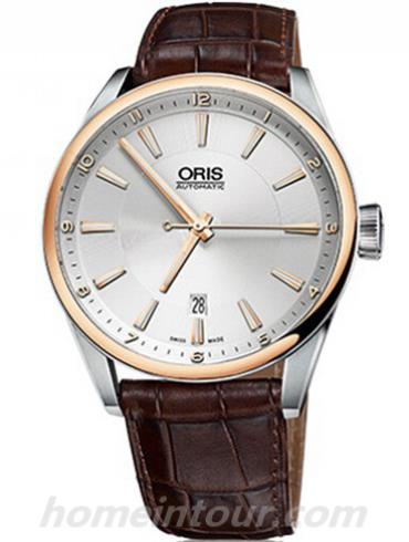 豪利时01_733_7642_6331-07_5_21_80FC男表文化系列-浅棕色表带/表径39mm