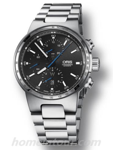 豪利时01_774_7717_4154-07_8_24_50男表运动系列-银色表带/表径44mm