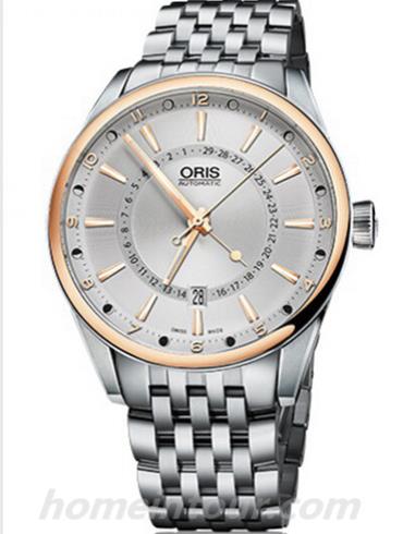 豪利时01_761_7691_6331-07_8_21_80男表文化系列-银色表带/表径42mm