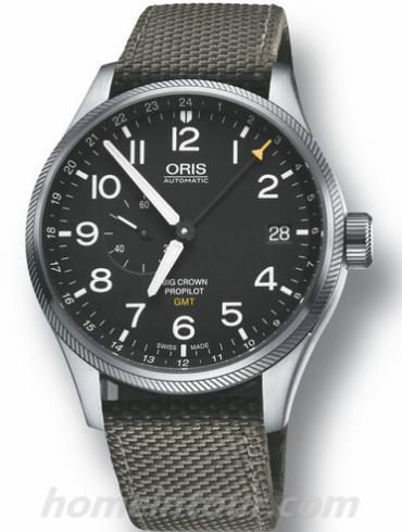 豪利时748_7710_4164_TS男表航空系列-军绿色表带/表径45mm