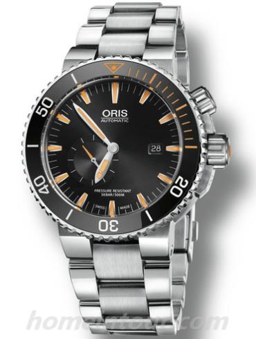 豪利时743_7709_7184_MB男表潜水系列-银色表带/表径46mm