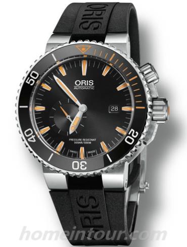 豪利时743_7709_7184_RS男表潜水系列-黑色表带/表径&#8211;