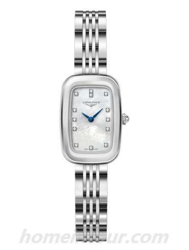 浪琴L6.140.4.87.6女表骑仕系列-表带/表径19.20 X 28.00mm