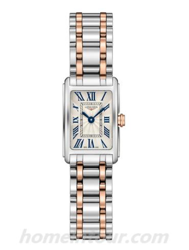 浪琴L5.258.5.71.7女表黛绰维纳系列-表带/表径17.70 X 27.00mm