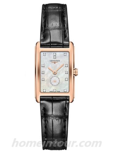 浪琴L5.255.8.87.0女表黛绰维纳系列-表带/表径20.80 X 32.00mm