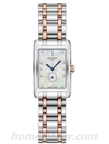 浪琴L5.255.5.87.7女表黛绰维纳系列-表带/表径20.80 X 32.00mm