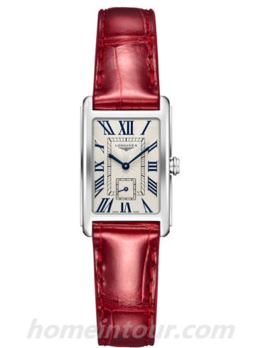 浪琴L5.255.4.71.5女表黛绰维纳系列-表带/表径20.80 X 32.00mm