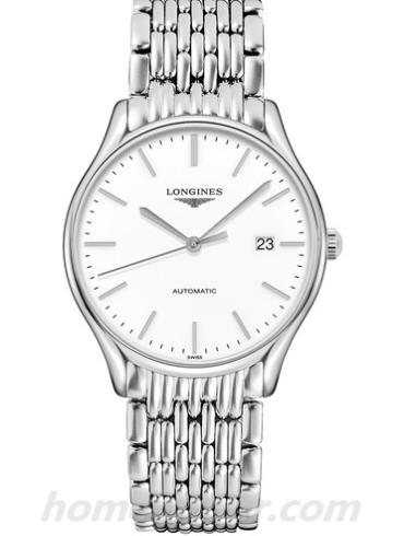 浪琴L4.960.4.12.6男表律雅系列-表带/表径38.5mm