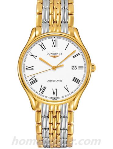 浪琴L4.960.2.11.7男表律雅系列-表带/表径38.5mm