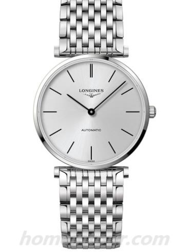 浪琴L4.908.4.72.6男表嘉岚系列-表带/表径36mm