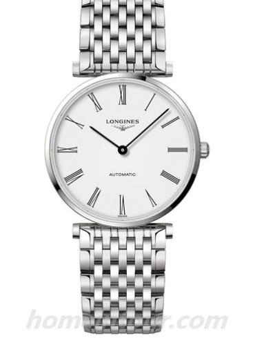 浪琴L4.908.4.11.6男表嘉岚系列-表带/表径36mm