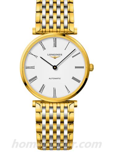 浪琴L4.908.2.11.7男表嘉岚系列-表带/表径36mm