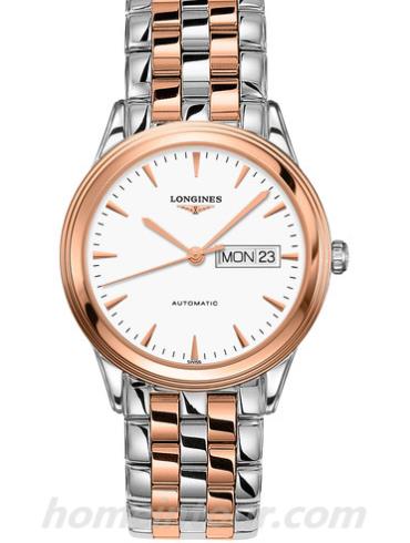 浪琴L4.899.3.92.7男表军旗系列-表带/表径38.5mm