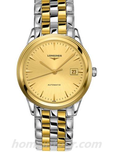 浪琴L4.874.3.32.7男表军旗系列-表带/表径38.5mm