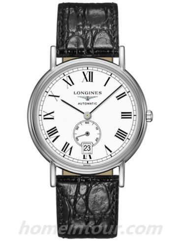 浪琴L4.805.4.11.2男表开创者系列-表带/表径&#8211;