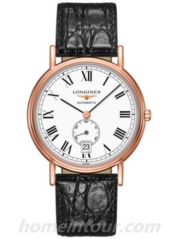 浪琴L4.805.1.11.2男表开创者系列-表带/表径38.5mm