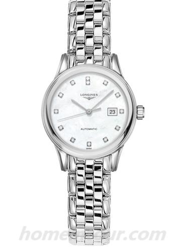 浪琴L4.374.4.87.6男表军旗系列-表带/表径30mm