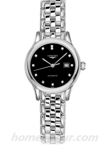 浪琴L4.374.4.57.6男表军旗系列-表带/表径30mm