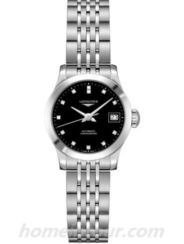 浪琴L2.320.4.57.6男表开创者系列-表带/表径26mm