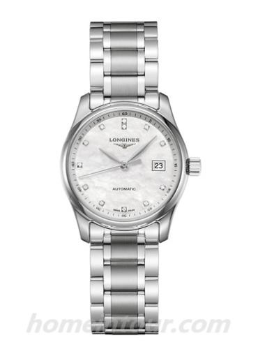 浪琴L2.257.4.87.6男表名匠系列-表带/表径29mm