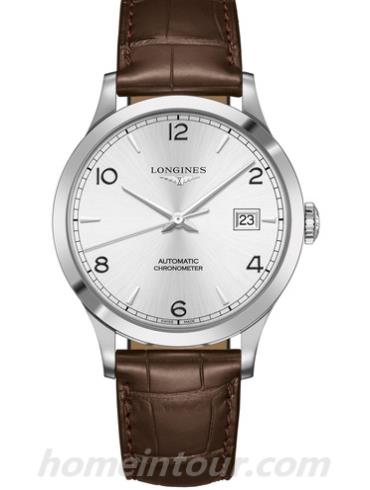 浪琴L2.821.4.76.2男表开创者系列-棕色表带/表径40mm