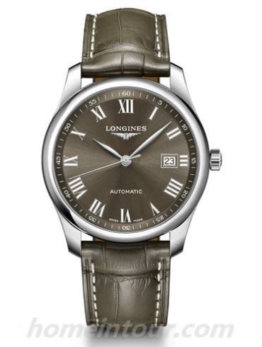 浪琴L2.793.4.71.5男表名匠系列-灰色表带/表径40mm