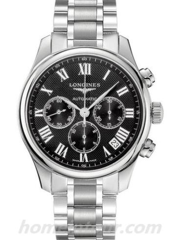 浪琴L2.693.4.51.6男表名匠系列-银色表带/表径44.00mm