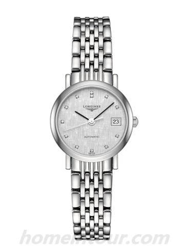 浪琴L4.309.4.77.6女表博雅系列-银色表带/表径25.5mm