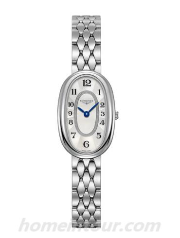 浪琴L2.305.4.83.6女表圆舞曲系列-银色表带/表径18.9x29.4mm