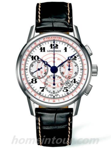 浪琴L2.780.4.18.0男表海军上将系列-黑色表带/表径41mm