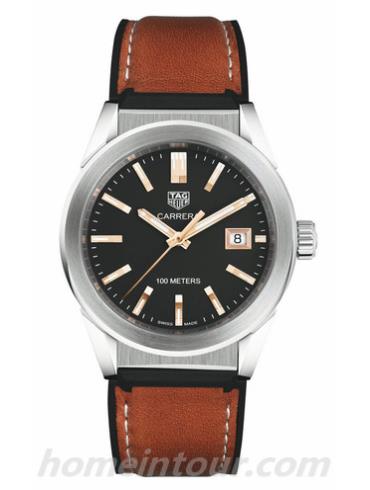 豪雅WBG1311.FT6116女表卡莱拉Carrera系列-棕色表带/表径36mm