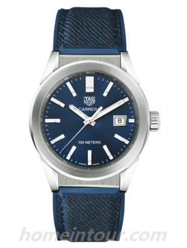 豪雅WBG1310.FT6115女表卡莱拉Carrera系列-蓝色表带/表径36mm