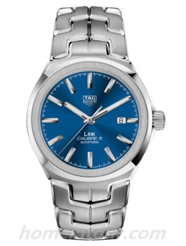 豪雅WBC2112.BA0603男表林肯Link系列-银色表带/表径41mm